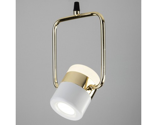 Подвесной светильник Eurosvet Oskar 50165/1 LED золото/белый