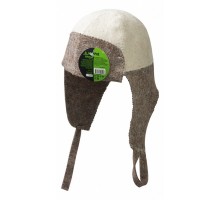 Шапка для бани универсальная Ушанка