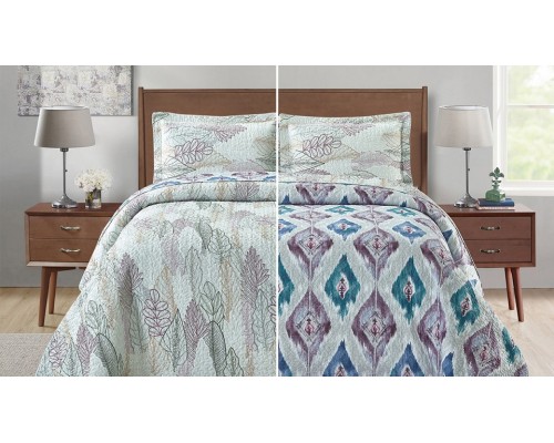 Покрывало с наволочками полутораспальное Cler