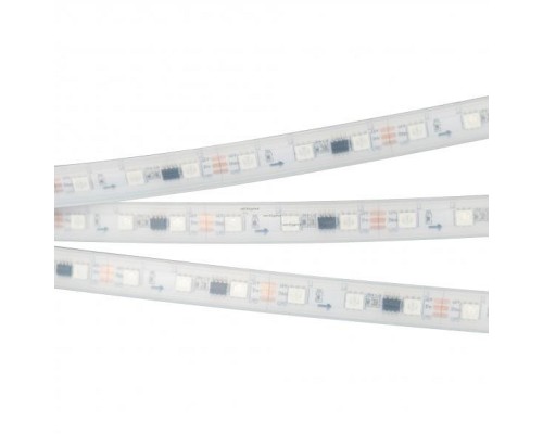 Лента светодиодная Arlight SPI-5000P-5060-60 12V Cx3 RGB (12mm, 14.4W/m, IP66) 026365(2)
