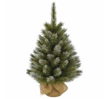 Ель новогодняя [90 см] Женева в мешочке заснеженная 73065
