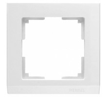 Рамка на 1 пост Werkel Stark WL04-Frame-01-white