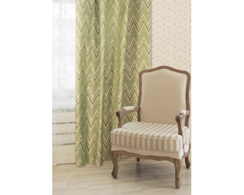 Портьера (100х300 см) 2 шт. Zigzag