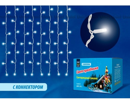 Занавес световой Uniel  ULD-C1515-160/SWK WHITE IP67