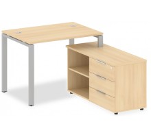 Стол письменный Metal System БП.РС-СТС-2.1 (R)