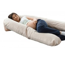 Подушка для беременных (110x60 см) Бежевый Мкв