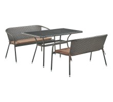 Набор уличный T286/S139B-W53 Brown