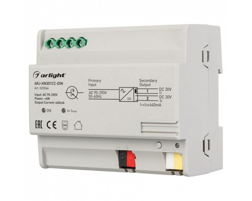 Блок питания Arlight ARJ-KN3 ARJ-KN301CC-DIN (100-240V, 640mA)
