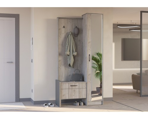 Стенка для прихожей Лофт 2-3439