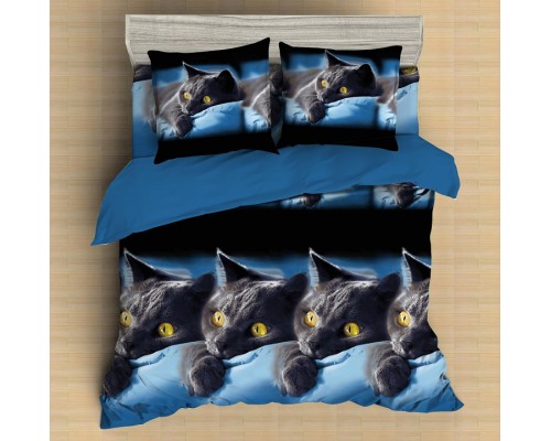 Постельное белье полутораспальное BZ Meow