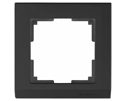 Рамка на 1 пост Werkel Stark WL04-Frame-01-black