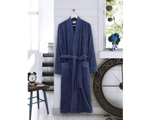 Халат мужской (54 (RUS) 46 (EU) XXL (INT)) S.158син