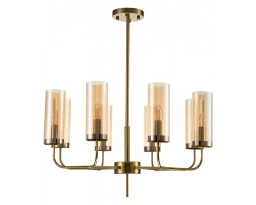 Люстра на штанге Indigo Balletto 13014/8R Brass