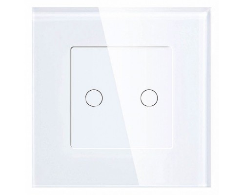 Выключатель двухклавишный HDY-ST02G