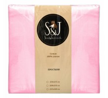 Простыня двуспальная S&J S