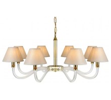 Подвесная люстра iLamp Amber YT2043-8 GD+Cear