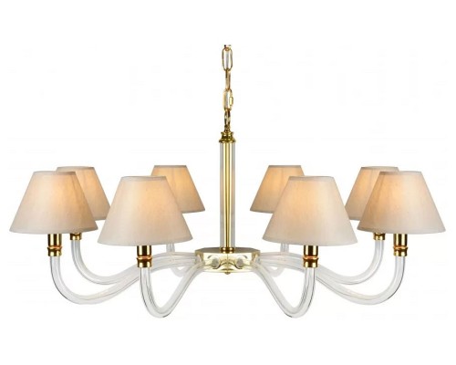 Подвесная люстра iLamp Amber YT2043-8 GD+Cear