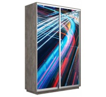 Шкаф-купе Экспресс Фото дуо 1008 1400x450x2200