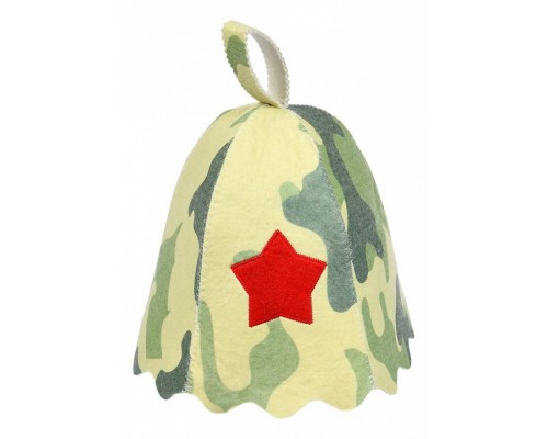 Шапка для бани универсальная Армейская