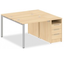 Стол письменный Metal System БП.РС-СТП-2.1