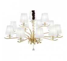 Подвесная люстра Ideal Lux Pegaso PEGASO SP12 OTTONE SATINATO