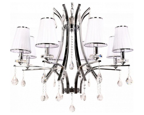 Подвесная люстра LUMINA DECO Glamour LDP 66247-8 WT+CHR