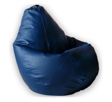 Кресло-мешок Синяя ЭкоКожа 3XL