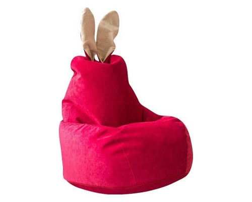 Кресло-мешок Зайчик Малиновое