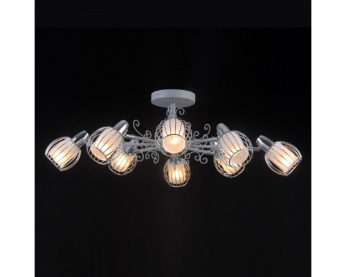 Люстра на штанге Natali Kovaltseva Oslo OSLO 81041-8C STAIN GRAY