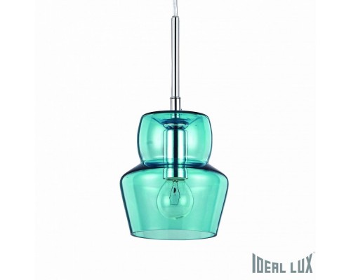 Подвесной светильник Ideal Lux Zeno ZENO SP1 SMALL AZZURRO