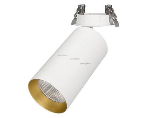 Спот Arlight SP-POLO-BUILT-R95-25W White5000 (WH-GD, 40 deg) 027353