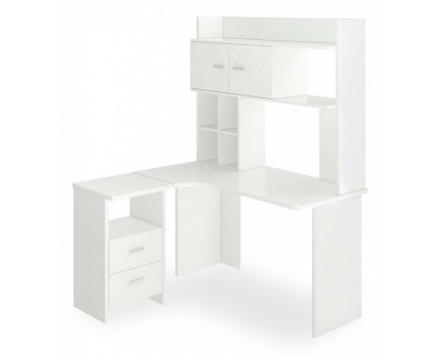 Стол компьютерный Нельсон Lite СКЛ-Угл130+НКЛХ-130 БЕ ЛЕВ