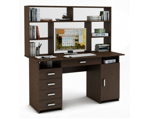 Стол компьютерный Лайт-8Я СН