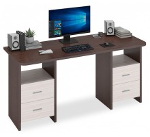 Стол письменный Домино Lite СКЛ-Прям160Р+2ТЯЛ