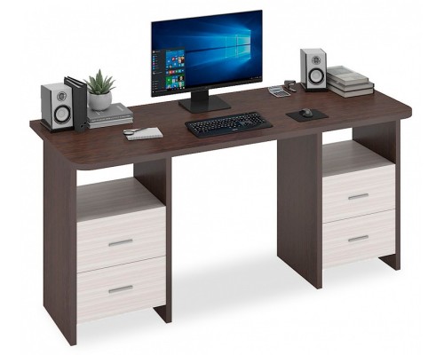 Стол письменный Домино Lite СКЛ-Прям160Р+2ТЯЛ