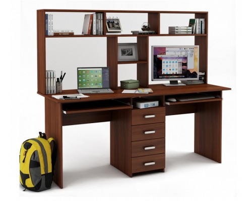 Стол компьютерный Лайт-11К СН