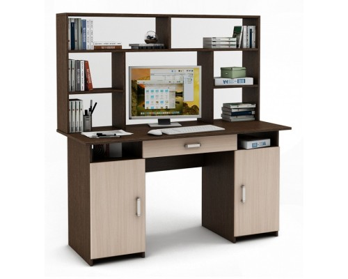 Стол компьютерный Лайт-6Я СН