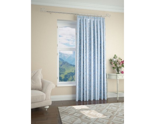 Портьера (210x260 cм) 1 шт. Узоры