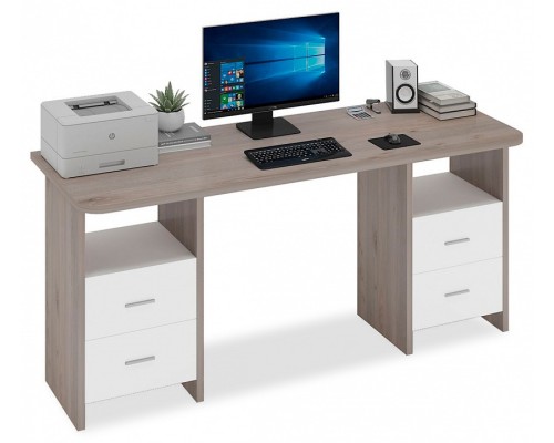 Стол письменный Домино Lite СКЛ-Прям170Р+2ТЯЛ