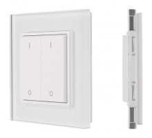 Панель-диммера сенсорная встраиваемая Arlight SR-2833 SR-2833K2-RF-UP White (3V, DIM,2 зоны)