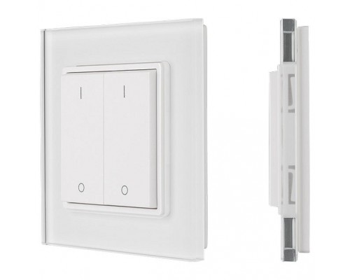 Панель-диммера сенсорная встраиваемая Arlight SR-2833 SR-2833K2-RF-UP White (3V, DIM,2 зоны)