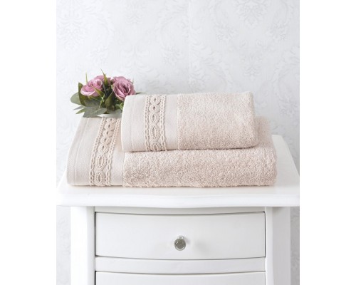 Набор из 2 полотенец для ванной Nelsi S.069пуд