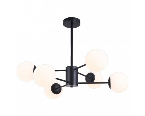 Люстра на штанге Natali Kovaltseva Alto ALTO 75141/6C BLACK