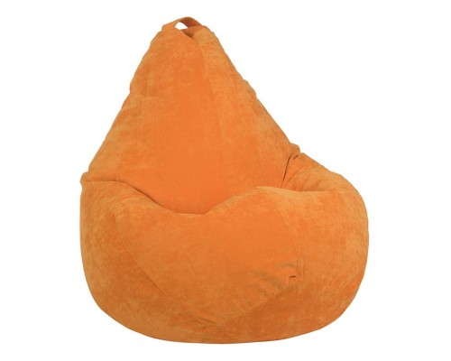 Кресло-мешок Оранжевый Микровельвет L
