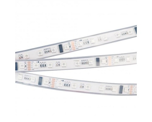 Лента светодиодная Arlight DMX-5000P-5060-60 24V Cx6 RGB (14mm, 12.5W, IP66) 024498(1)