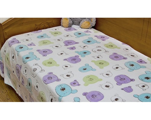 Плед (150х200 см) Разноцветные кошки