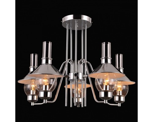 Люстра на штанге Natali Kovaltseva Alabarda ALABARDA 75055/5C CHROME