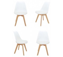 Набор из 4 стульев Eames Bon