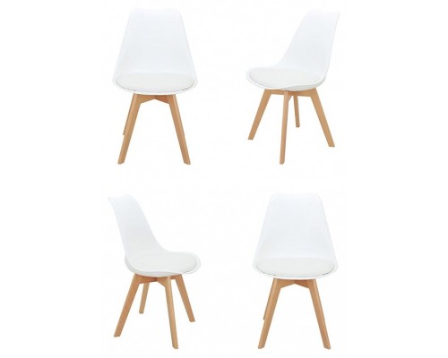 Набор из 4 стульев Eames Bon