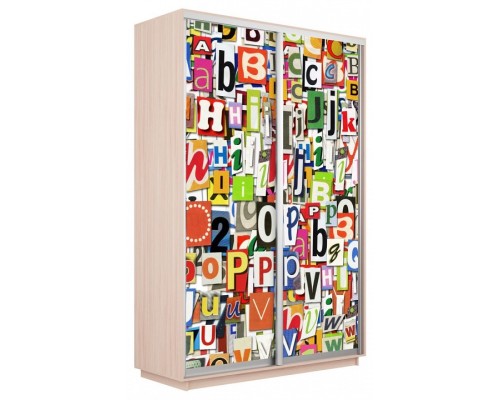 Шкаф-купе Экспресс Фото дуо 1017 1600x600x2200